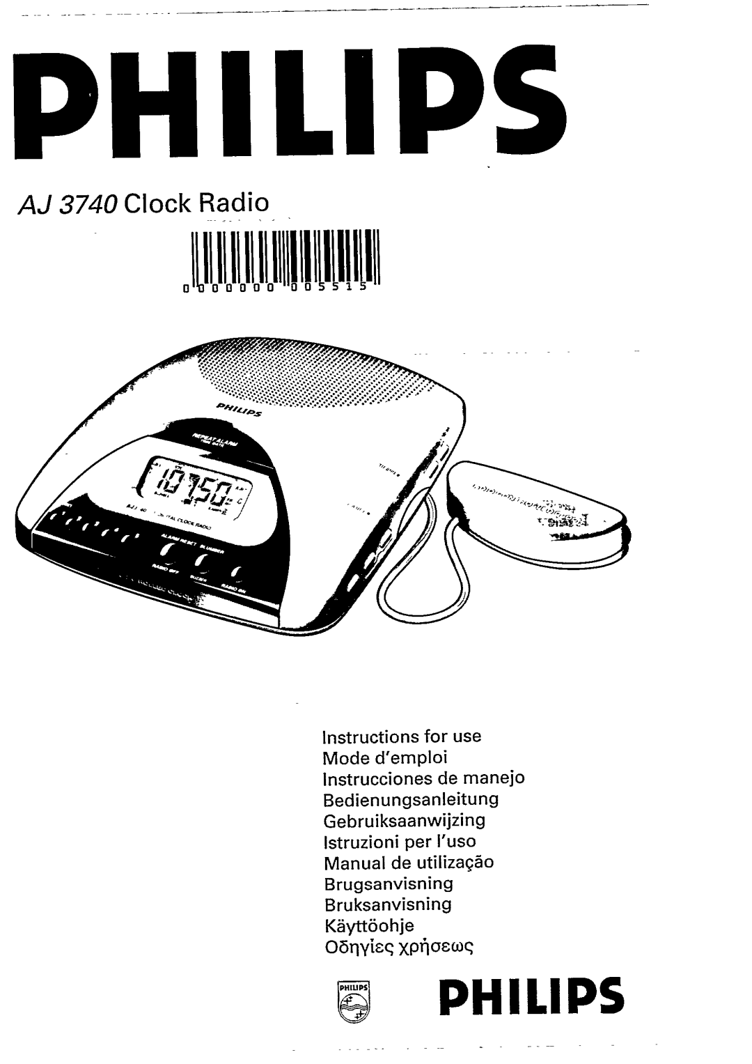 Philips AJ3740/00S manual 