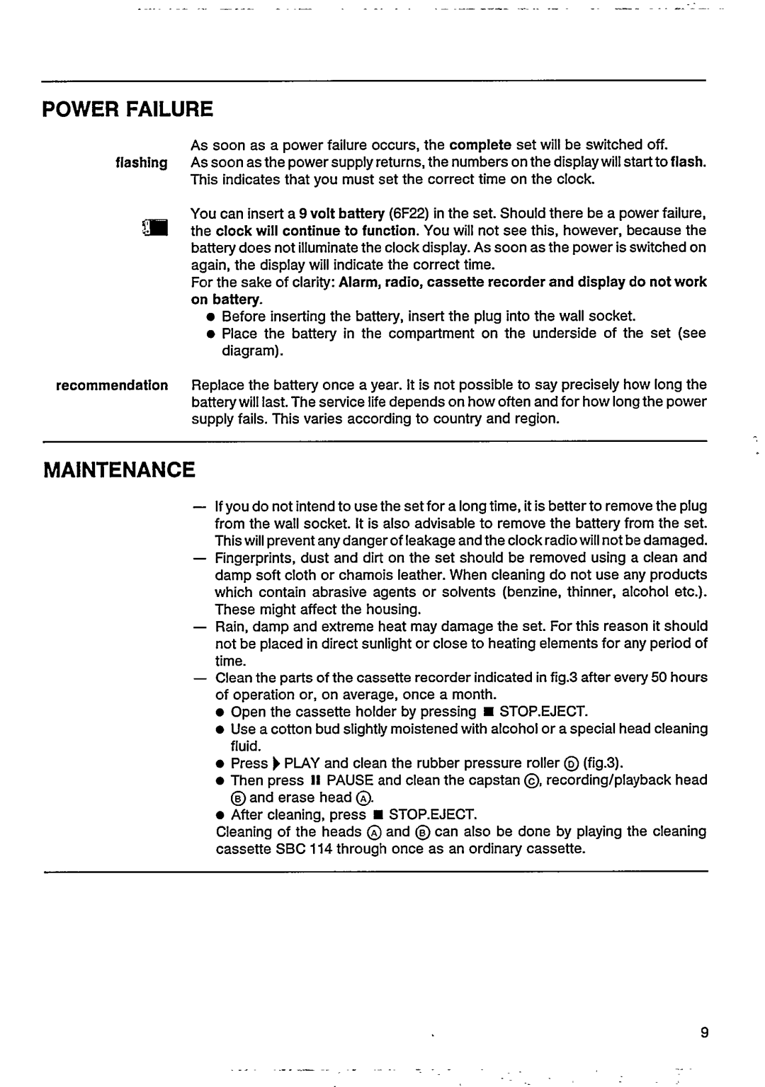 Philips AJ3802/05 manual 