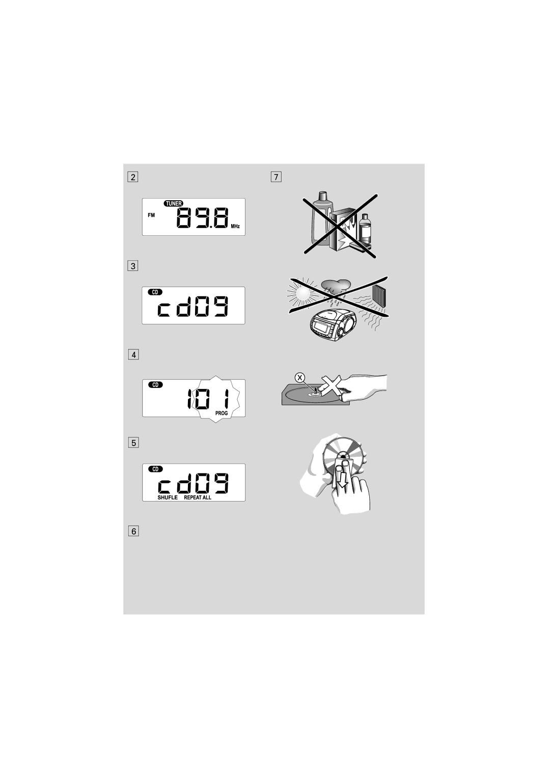 Philips AJ3915 user manual 