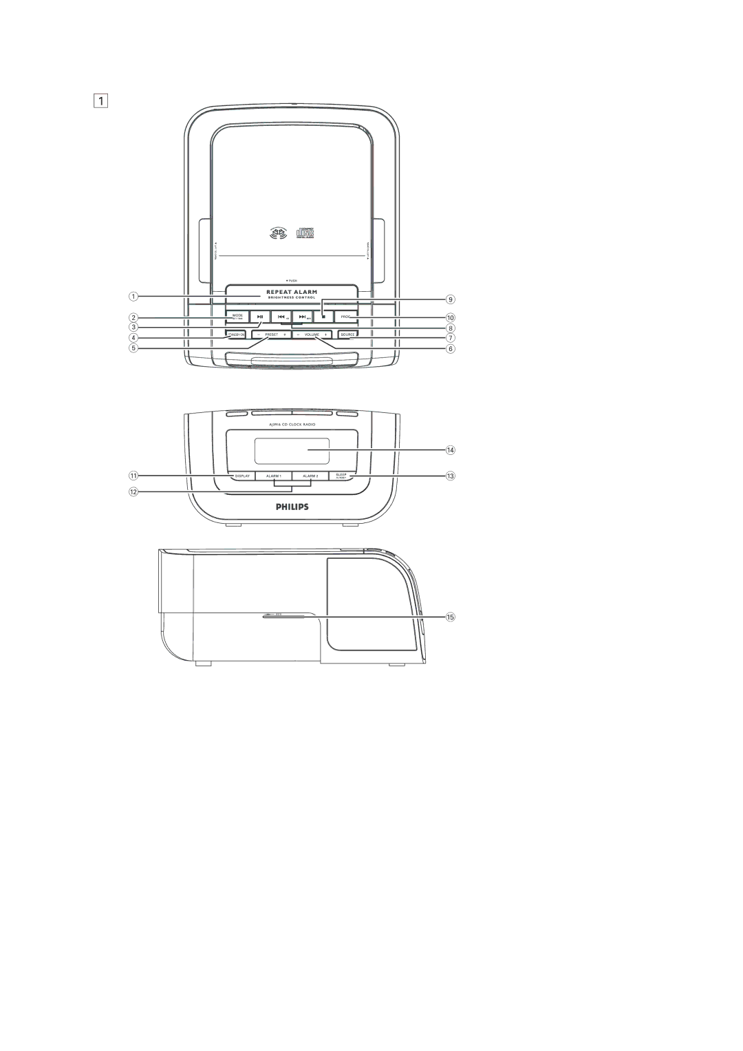 Philips AJ3916CD user manual Standby-On 