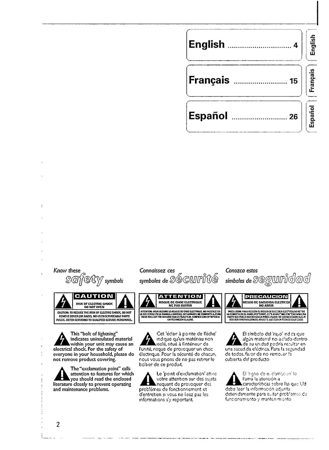 Philips AJ3925 manual 