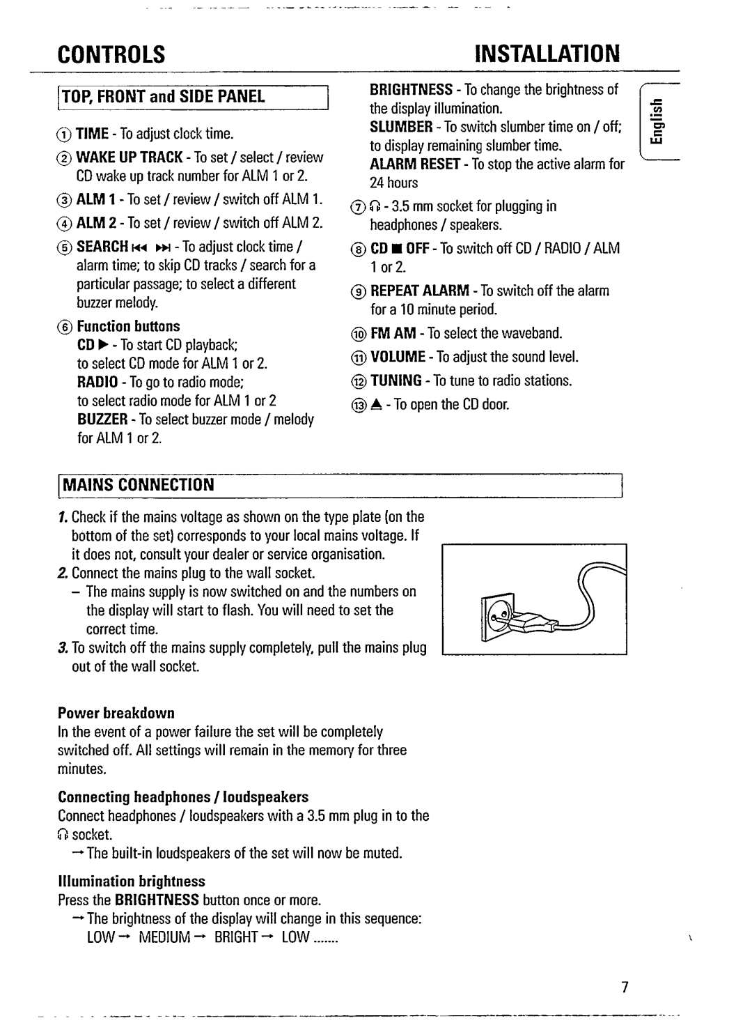 Philips AJ3925 manual 