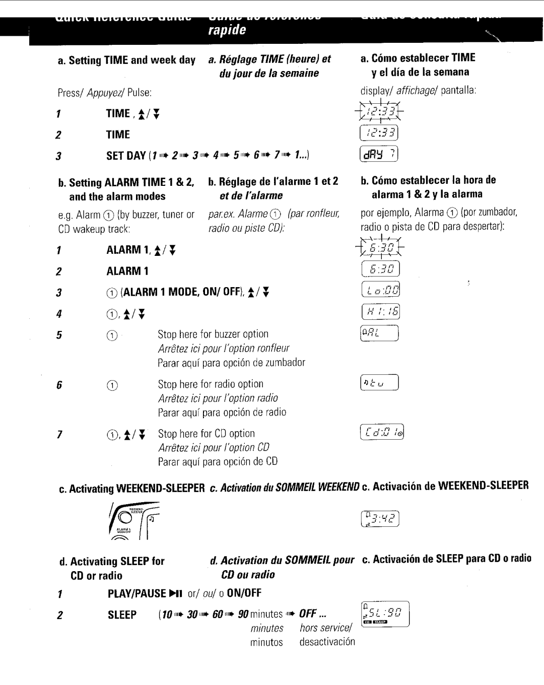 Philips AJ3953 manual 