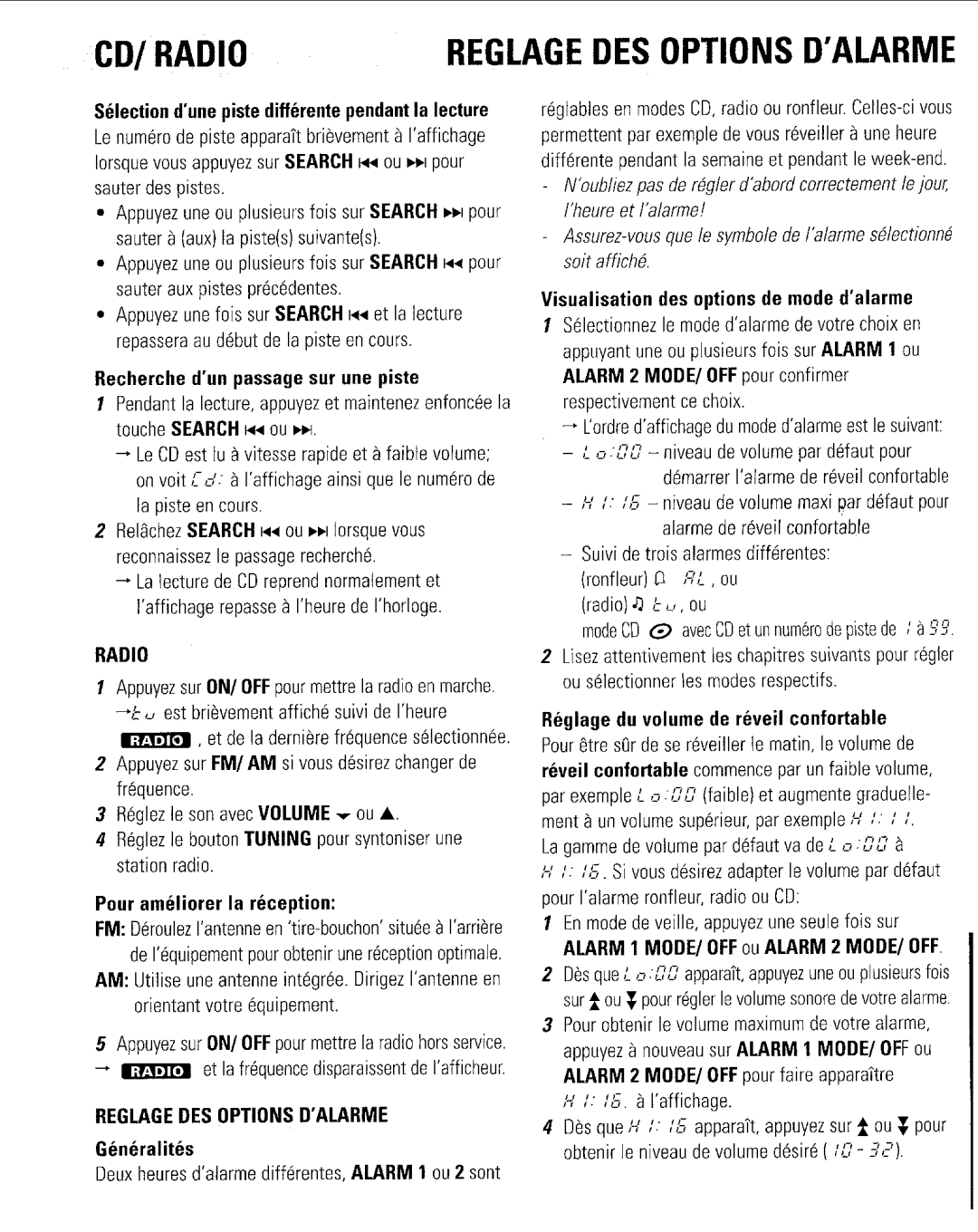 Philips AJ3953 manual 