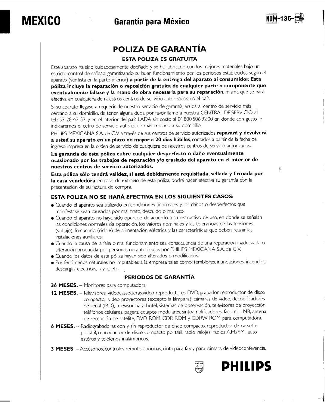 Philips AJ3953 manual 