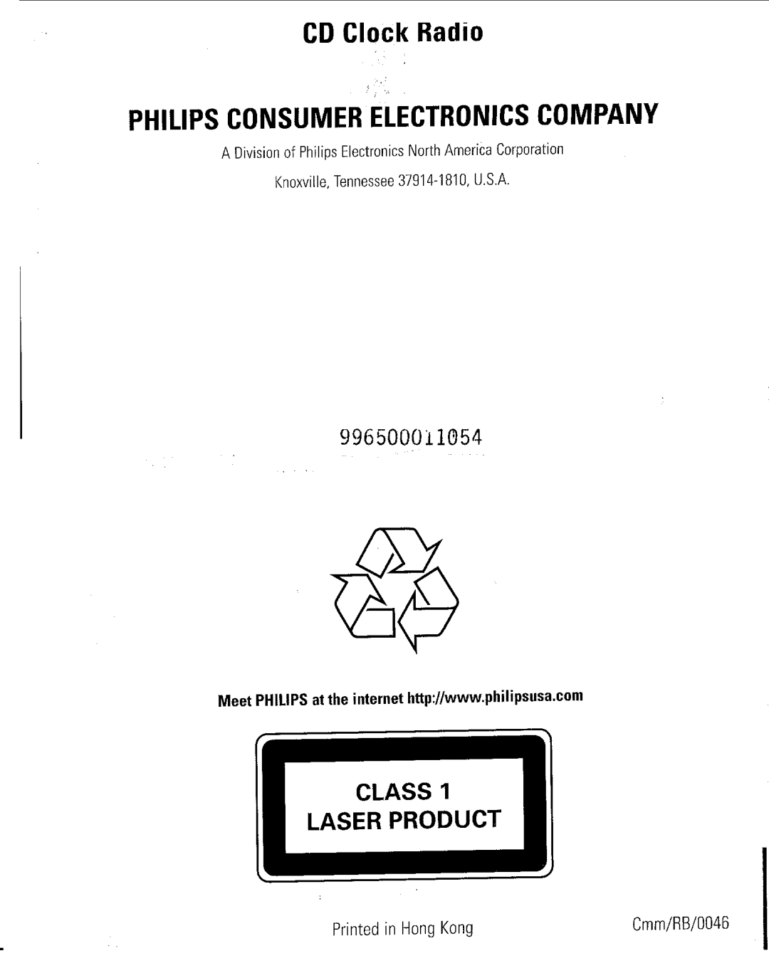 Philips AJ3953 manual 