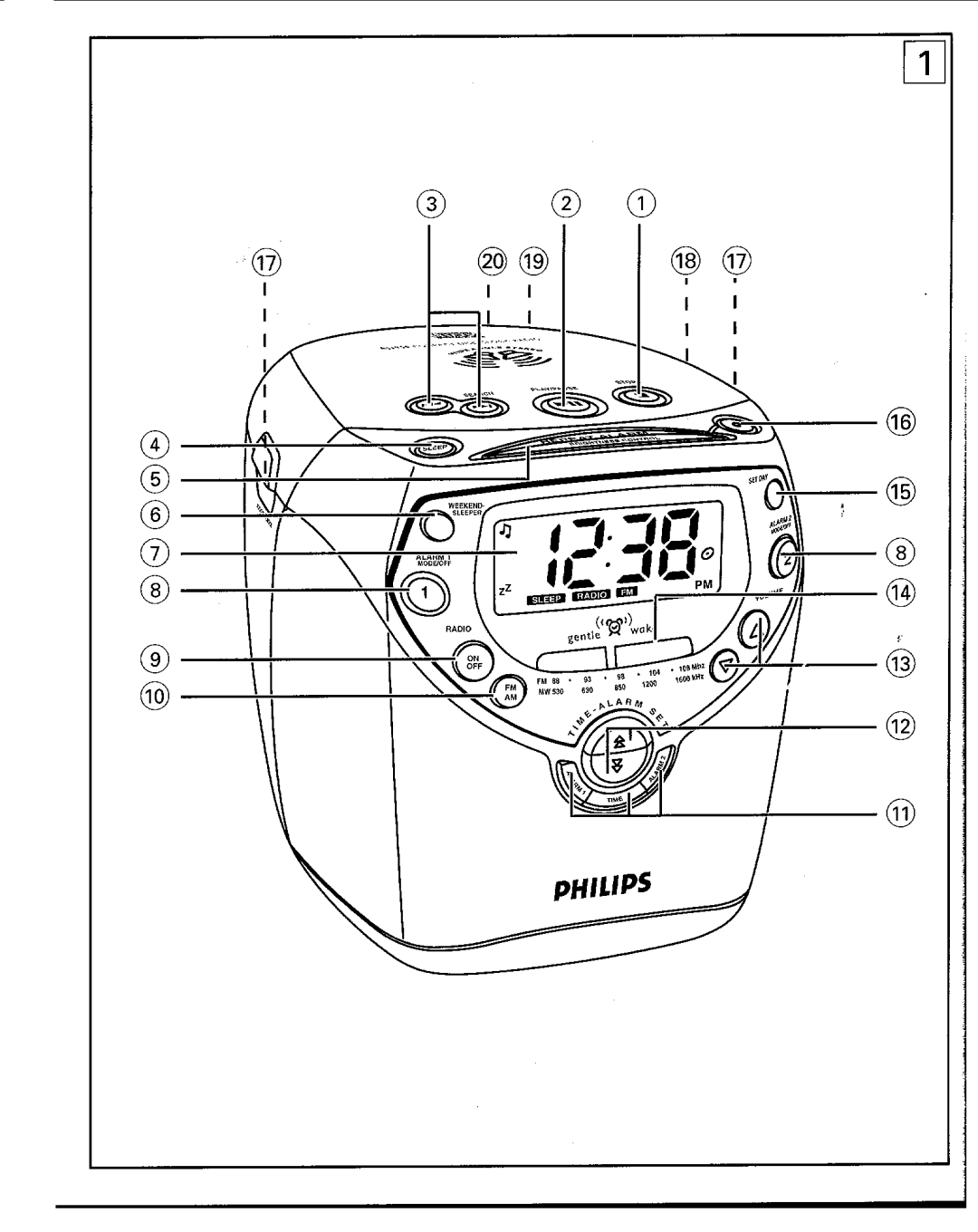 Philips AJ3953 manual 