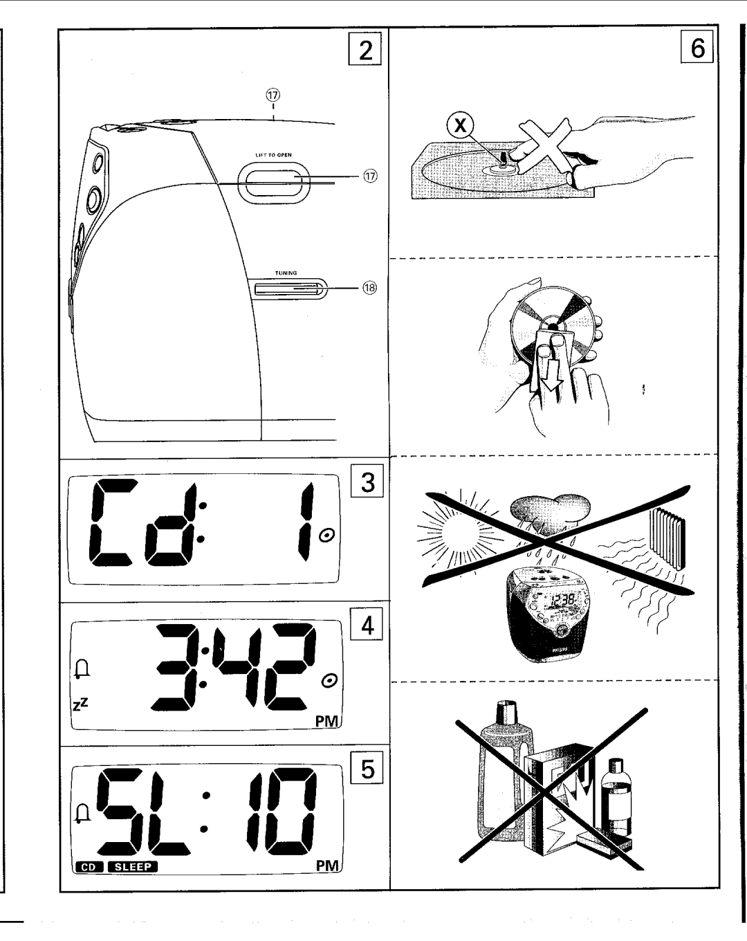 Philips AJ3953 manual 