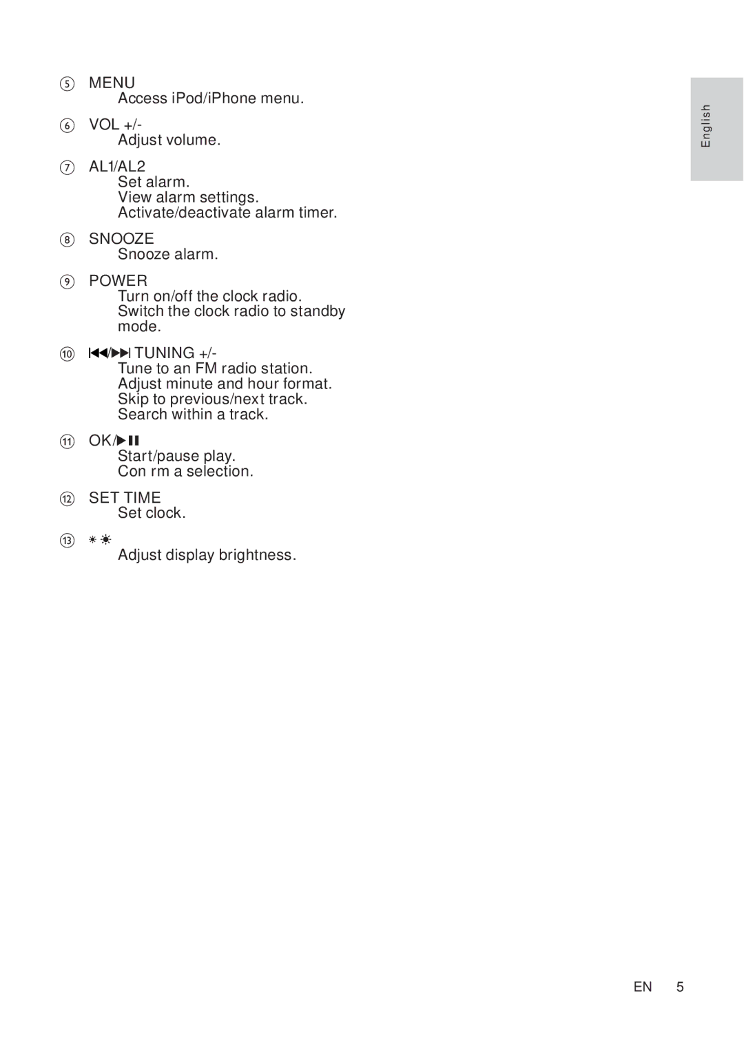 Philips AJ7040D user manual English 