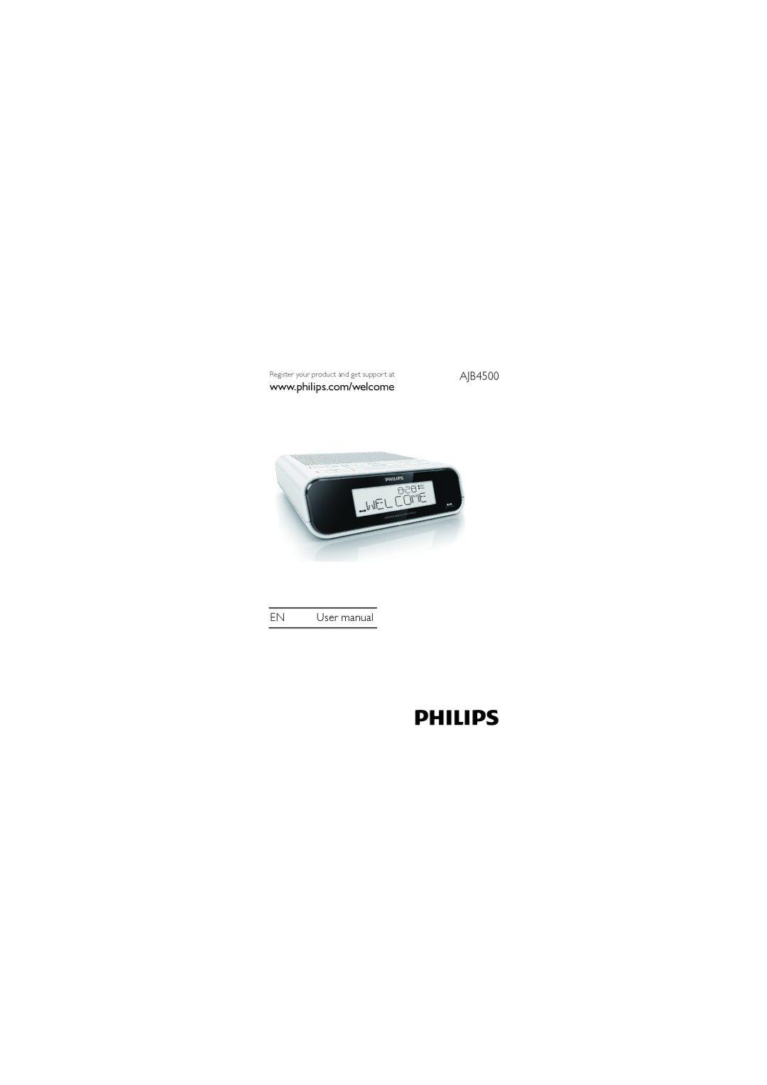 Philips AJB4500 user manual 