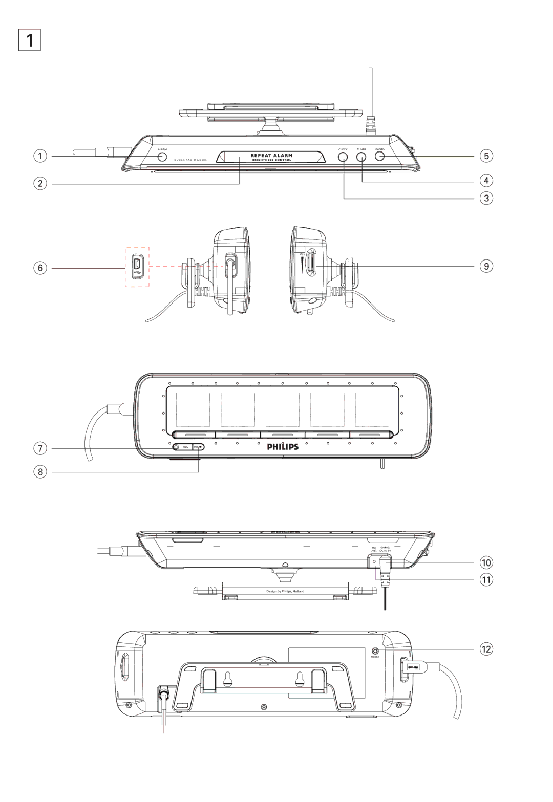 Philips AJL305/12 user manual Design by Philips, Holland 