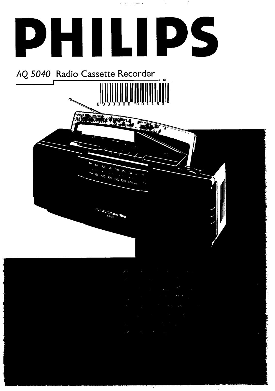 Philips AQ 5040/20 manual 