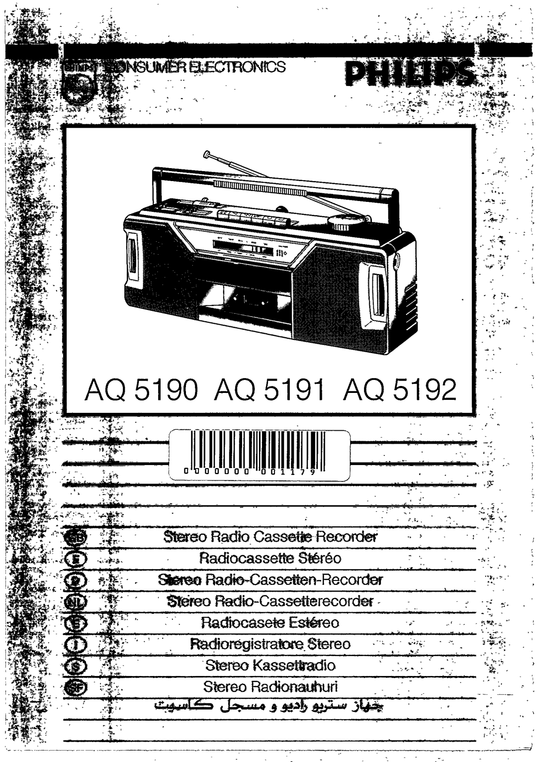 Philips AQ 5192, AQ 5191, AQ 5190 manual 