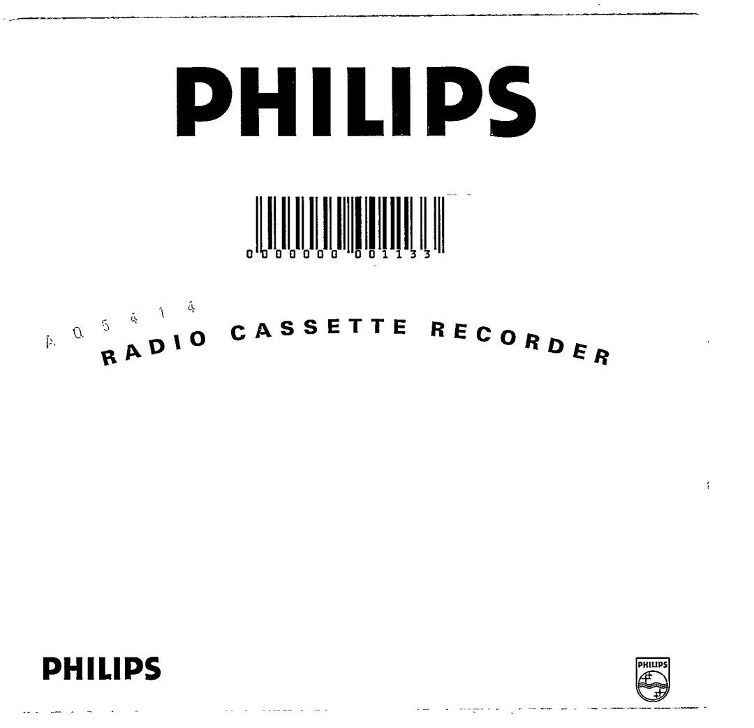 Philips AQ 5414 manual 