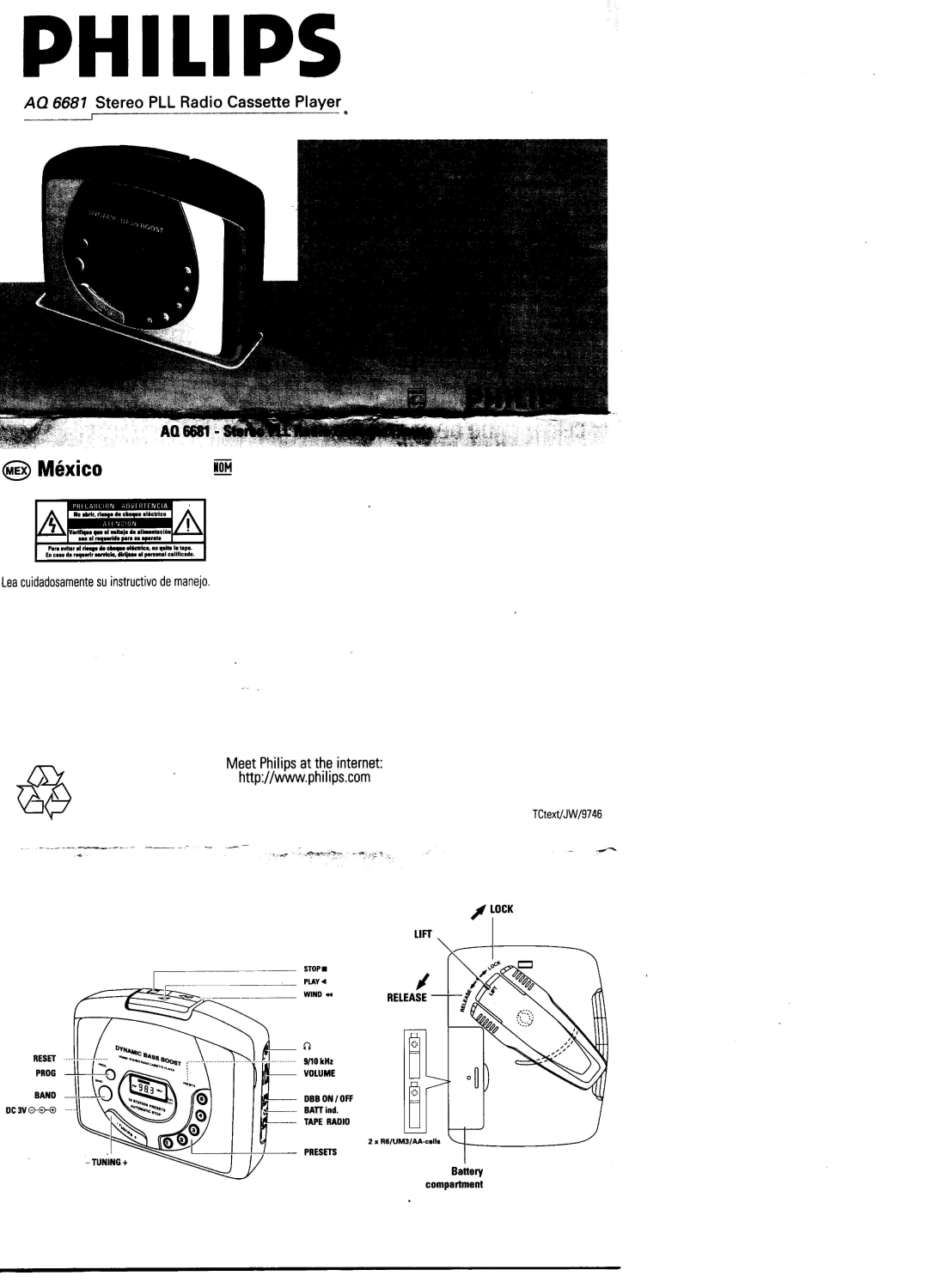 Philips AQ 6681/17 manual 