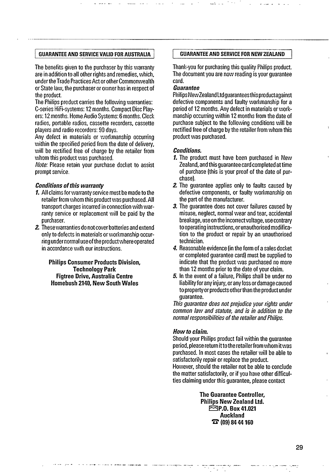 Philips AQ4010/05 manual 