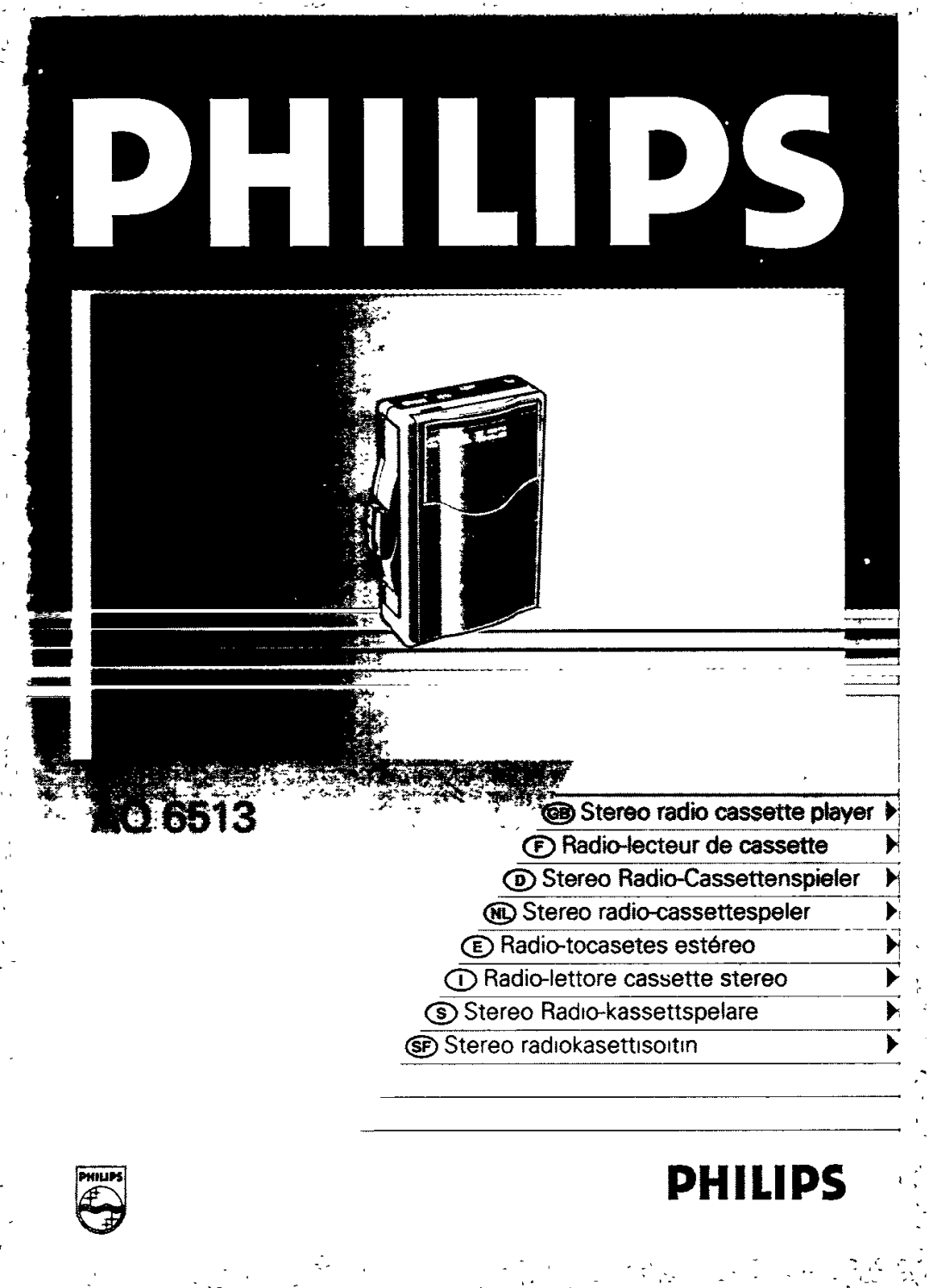 Philips AQ6513/17Z manual 