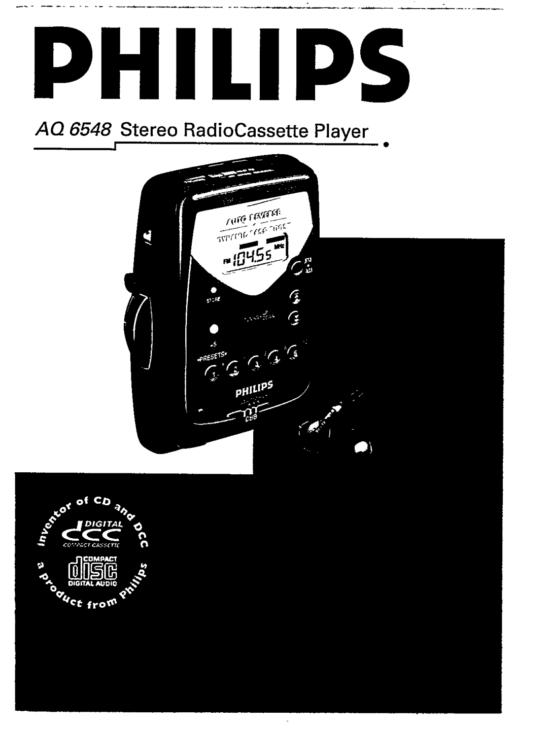 Philips AQ6548/01Z manual 