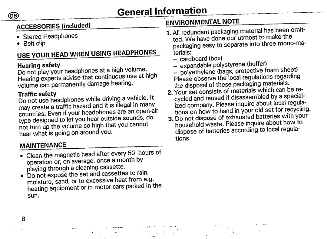 Philips AQ6549 manual 