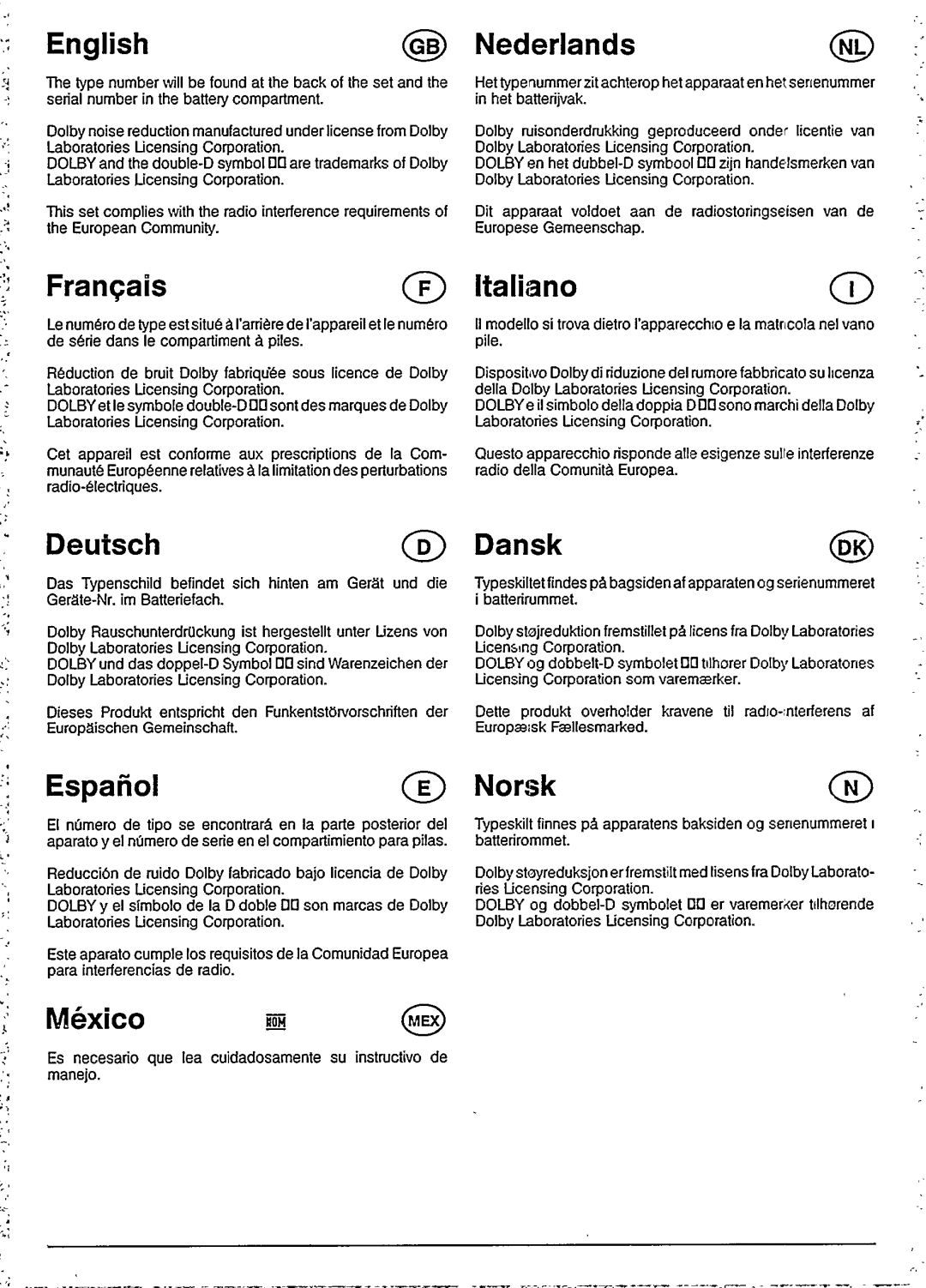 Philips AQ6599 manual 