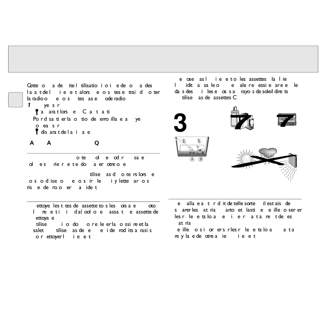 Philips AQ6691/00 manual Verrouillage, Faites Attention Lorsque Vous Utilisez LES Ecouteurs, Entretien, Environnement 