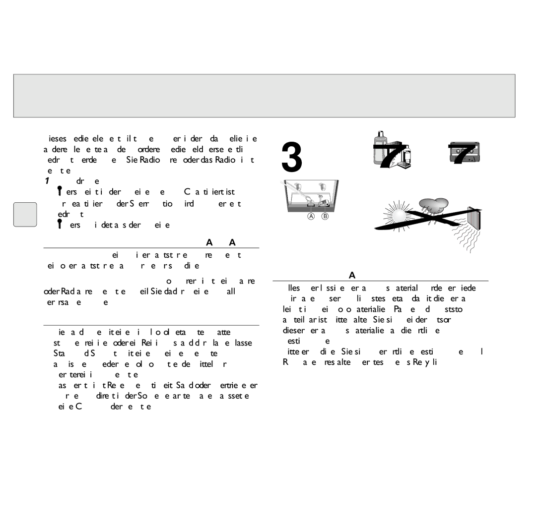 Philips AQ6691/00 manual Sperren, BEI Benutzung VON Kopfhörern Aufpassen, Pflege, Umweltinformationen 