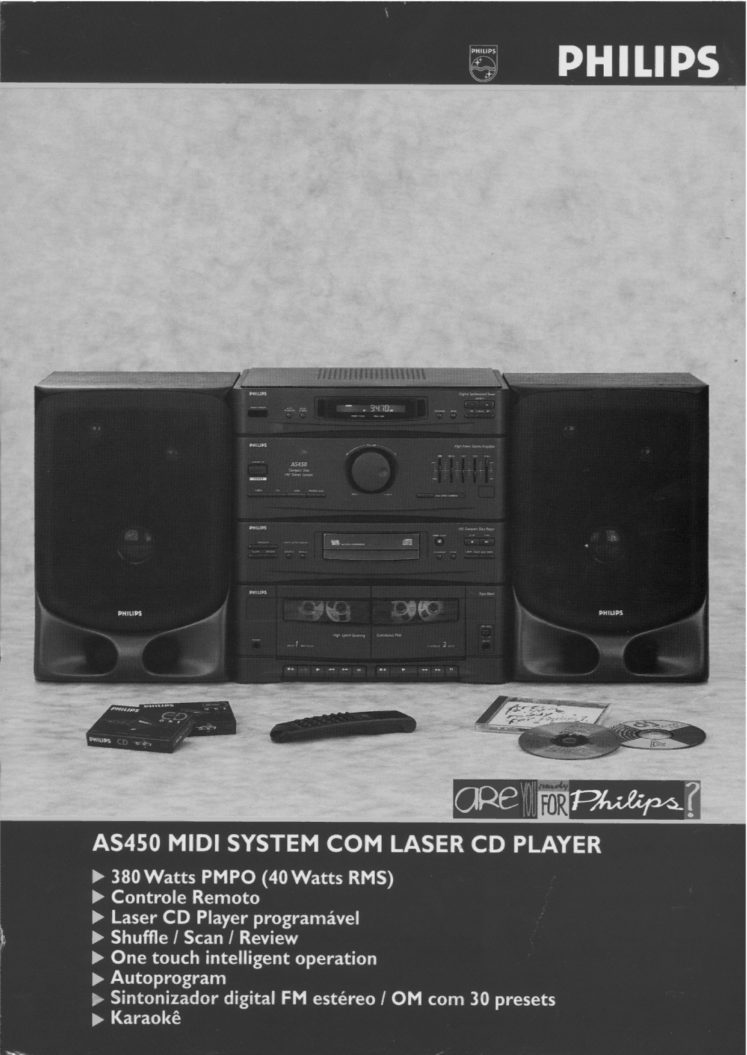 Philips AS450 manual 