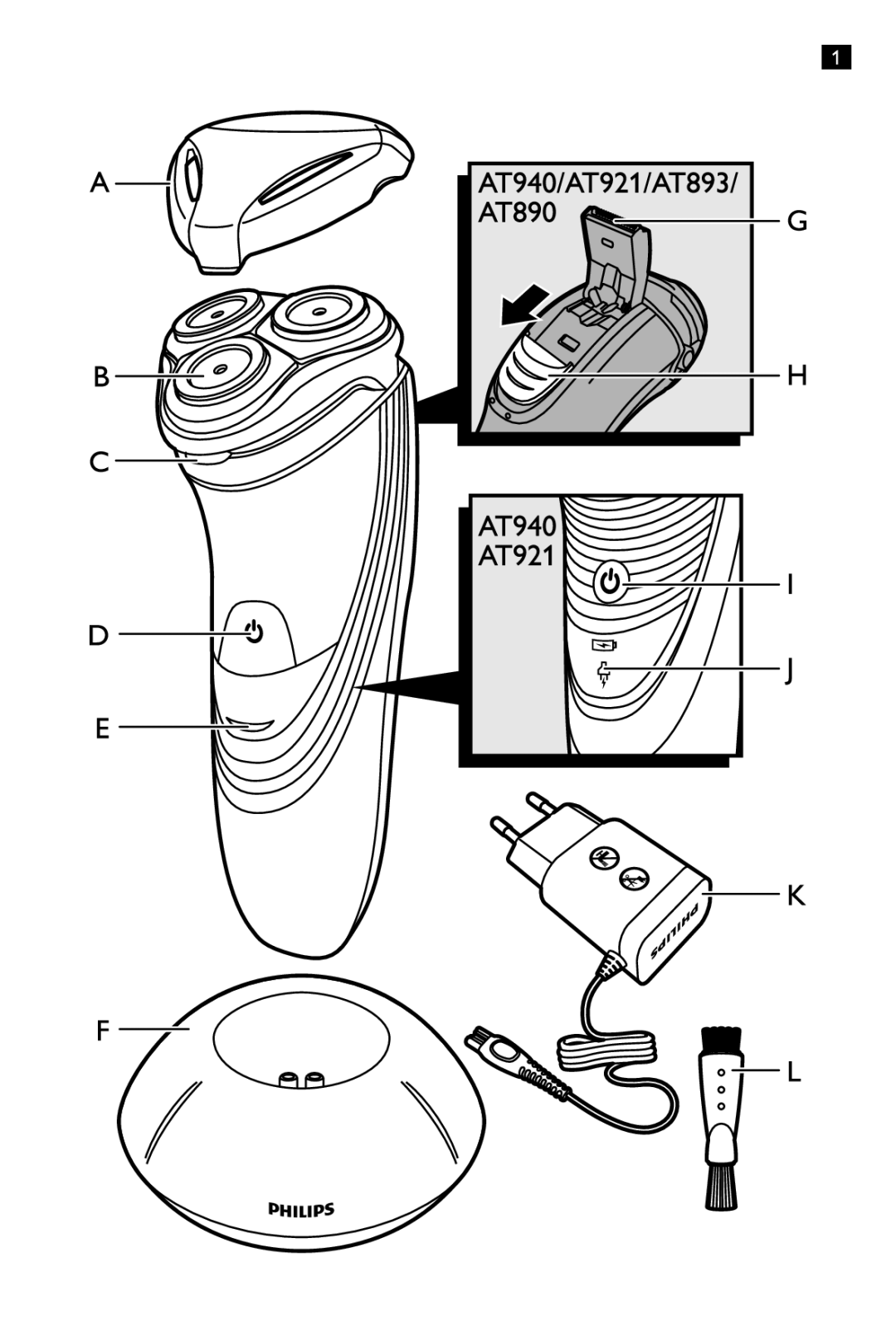 Philips AT921 manual 