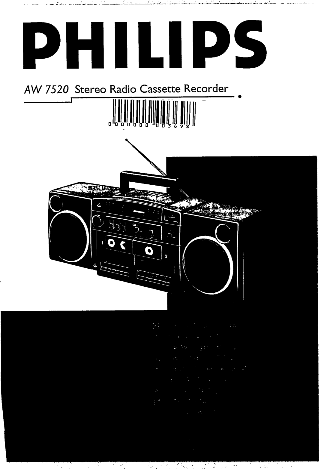 Philips AW 7520/00 manual 