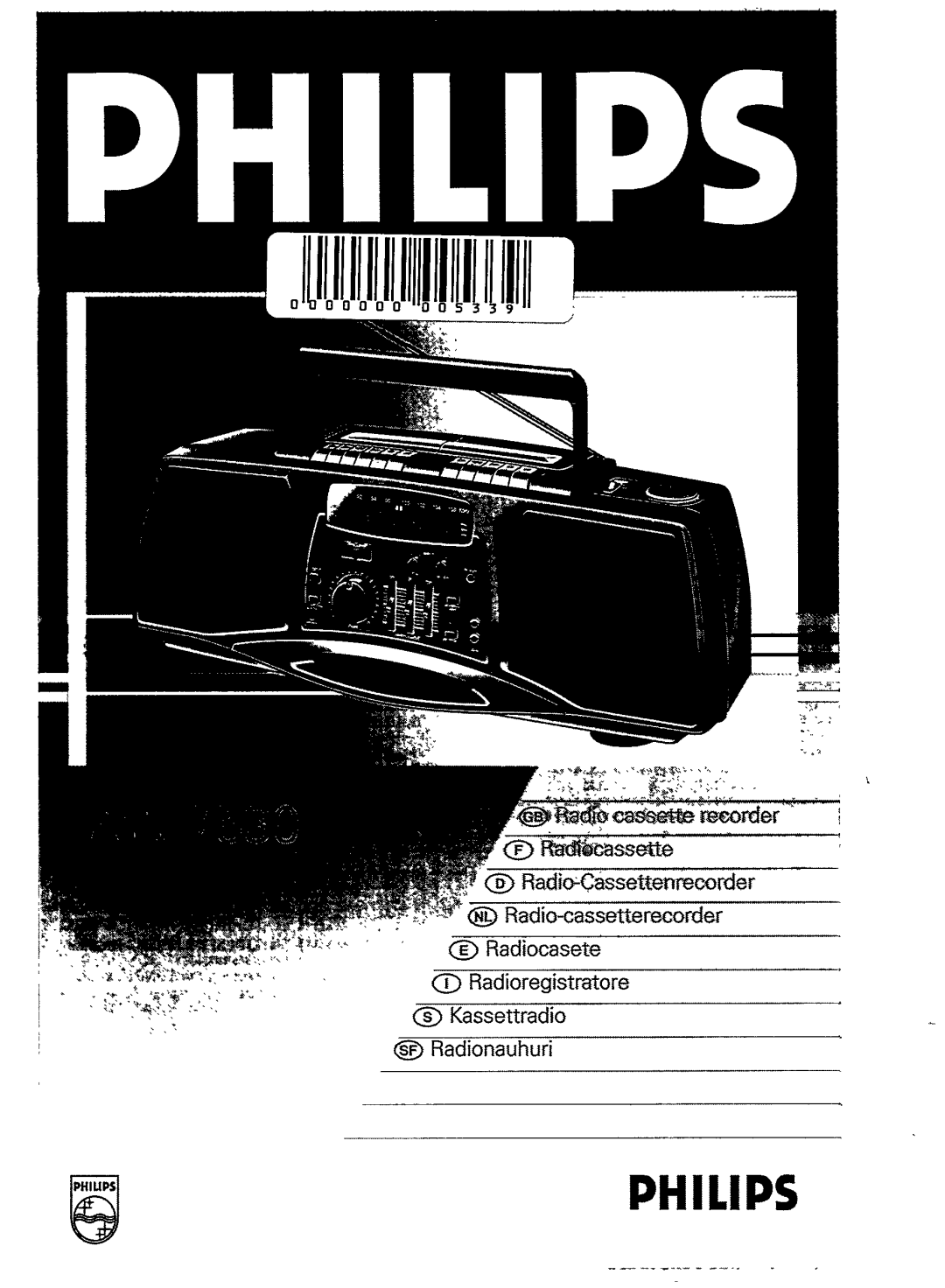 Philips AW 7530 manual 
