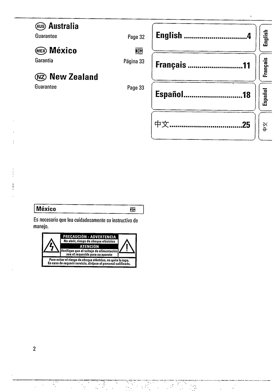 Philips AW 7960/01 manual 