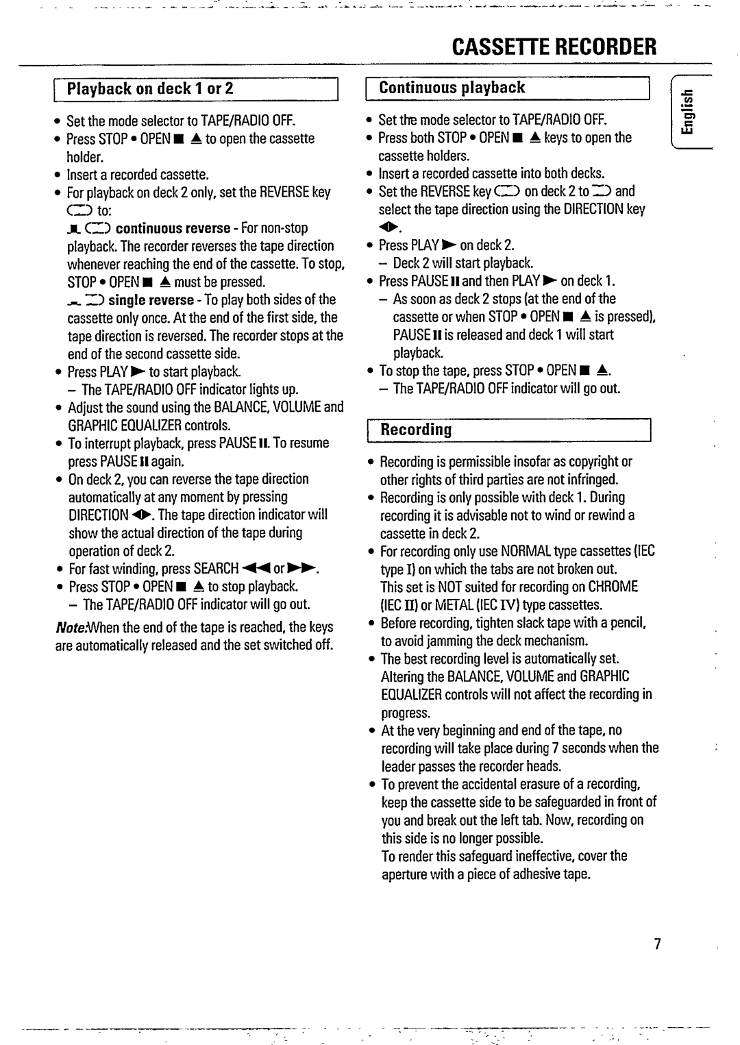 Philips AW 7960/01 manual 