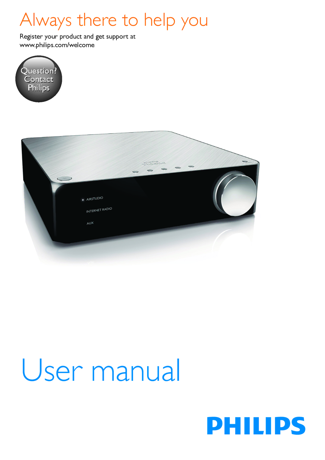 Philips AW2000 user manual Always there to help you 