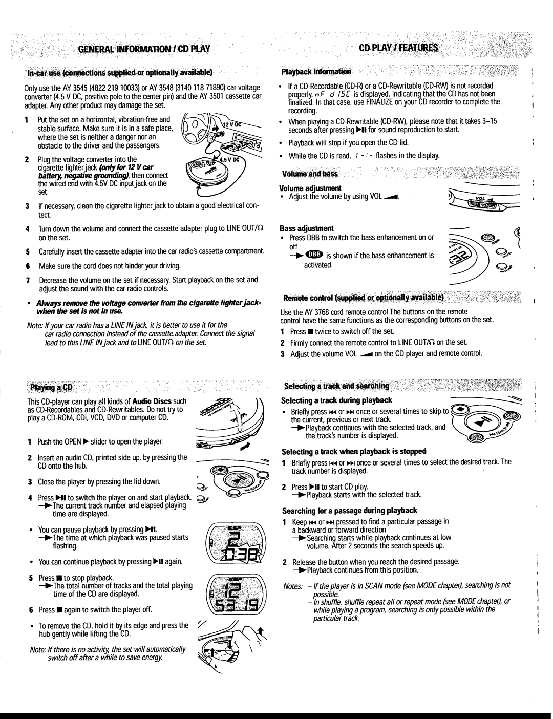 Philips AX3217/17B manual 