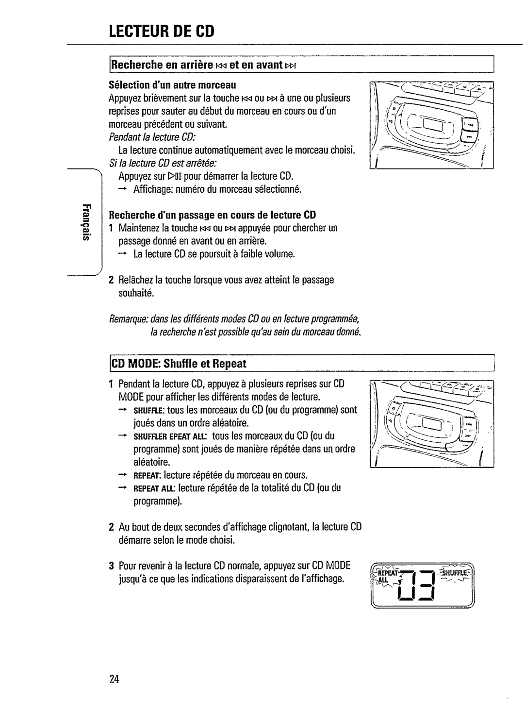 Philips AZ 1009 - AZ 1010 manual 