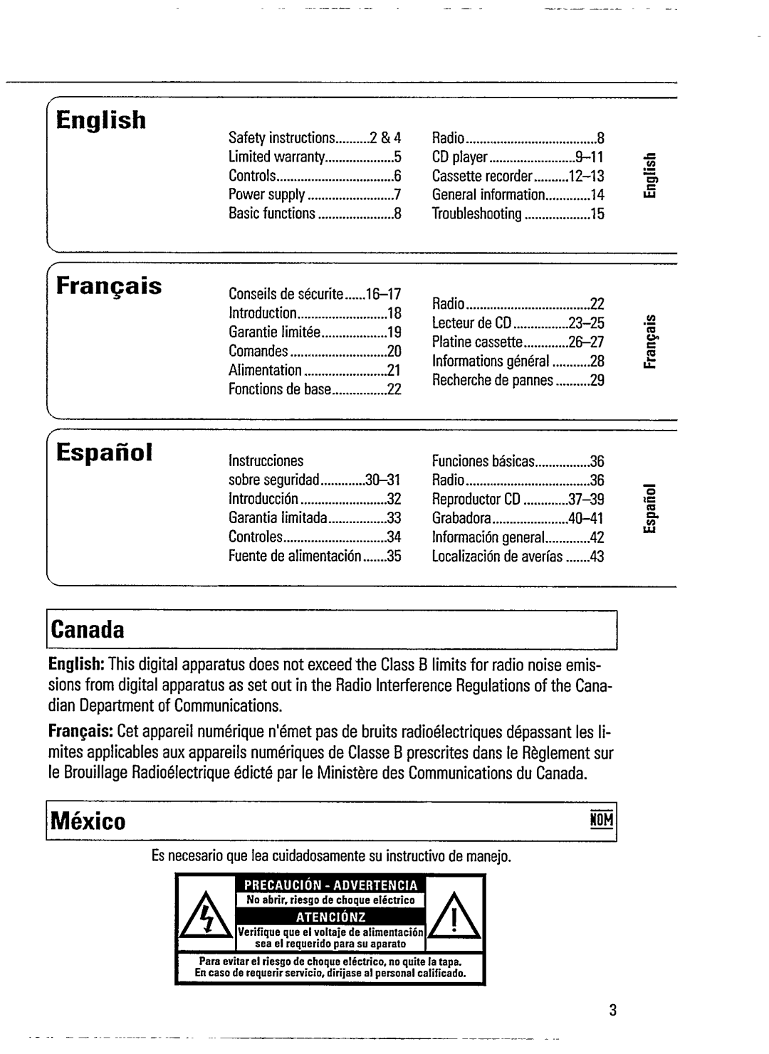 Philips AZ 1009 - AZ 1010 manual 