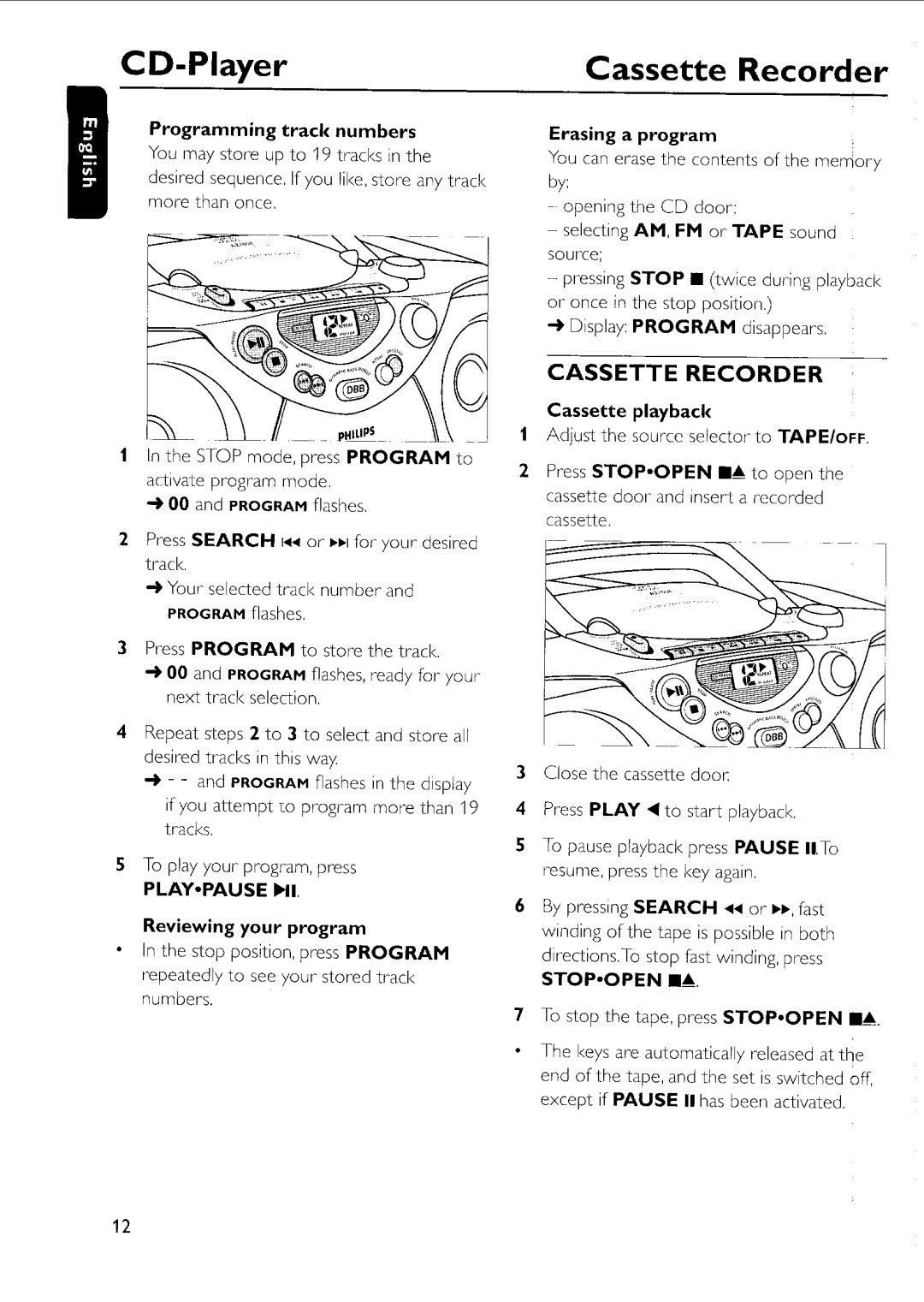 Philips AZ 1013, AZ 1011, AZ 1012 manual 