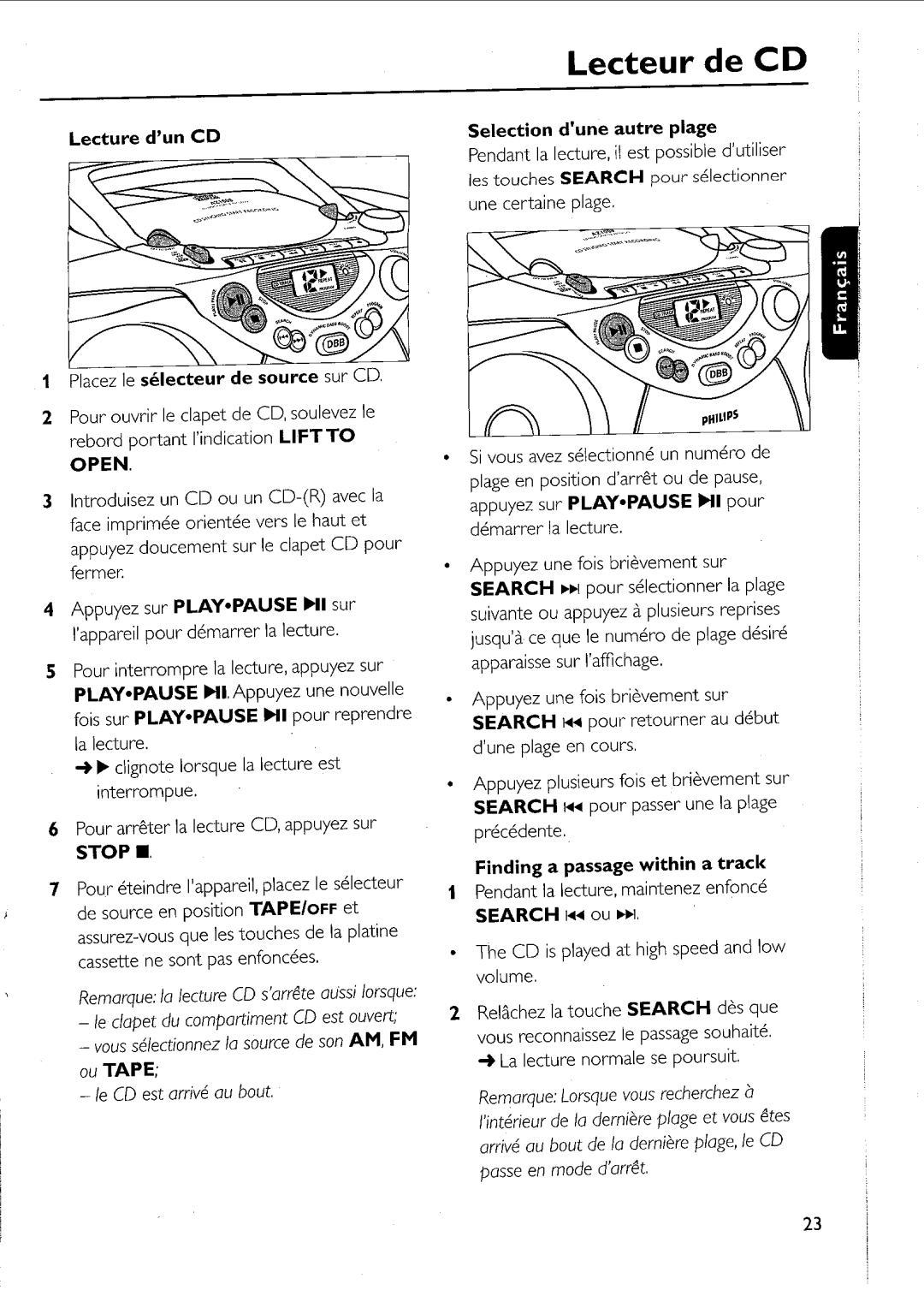 Philips AZ 1012, AZ 1013, AZ 1011 manual 