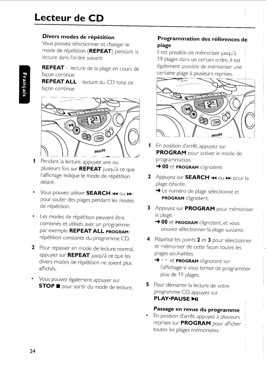 Philips AZ 1013, AZ 1011, AZ 1012 manual 