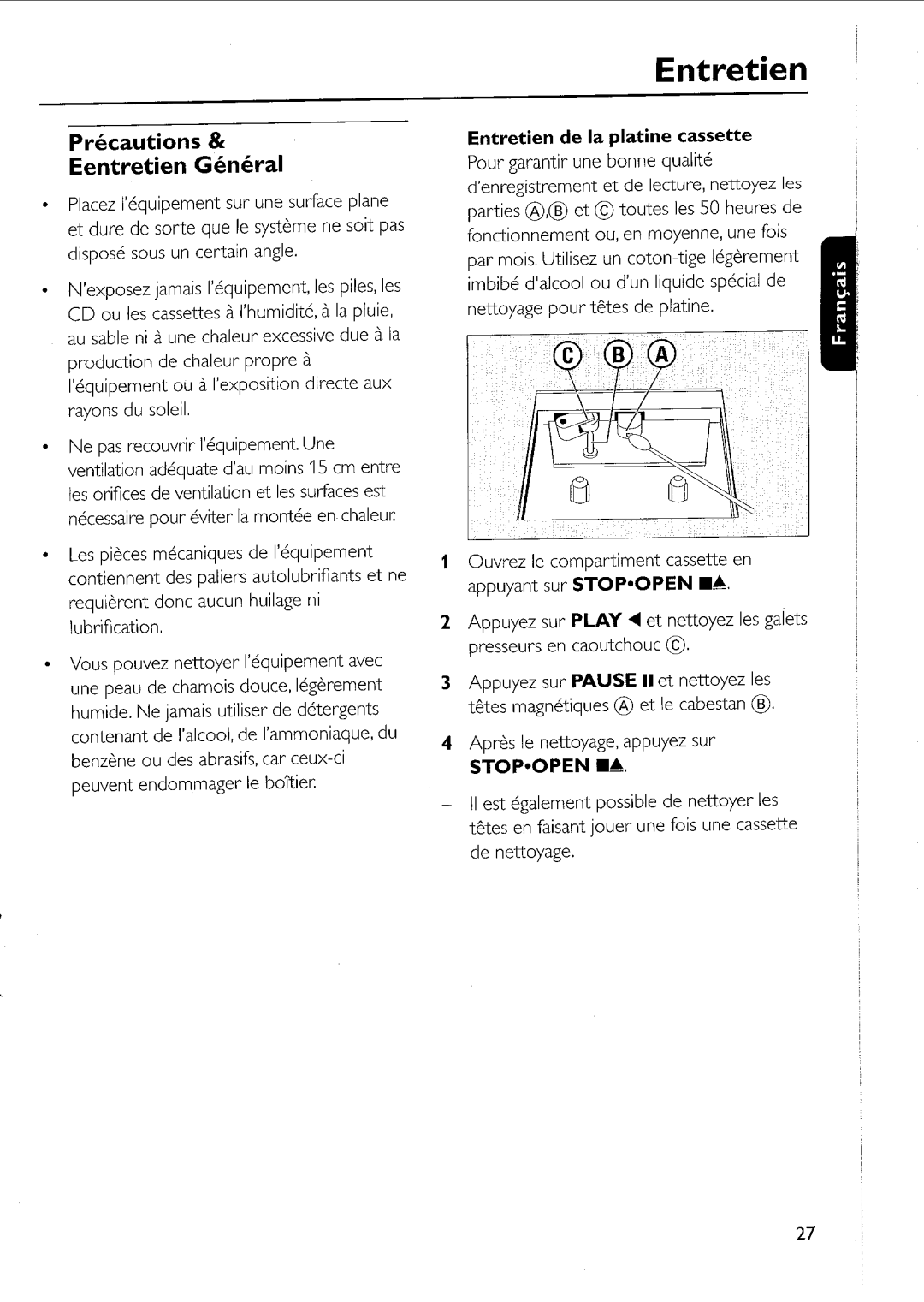 Philips AZ 1013, AZ 1011, AZ 1012 manual 