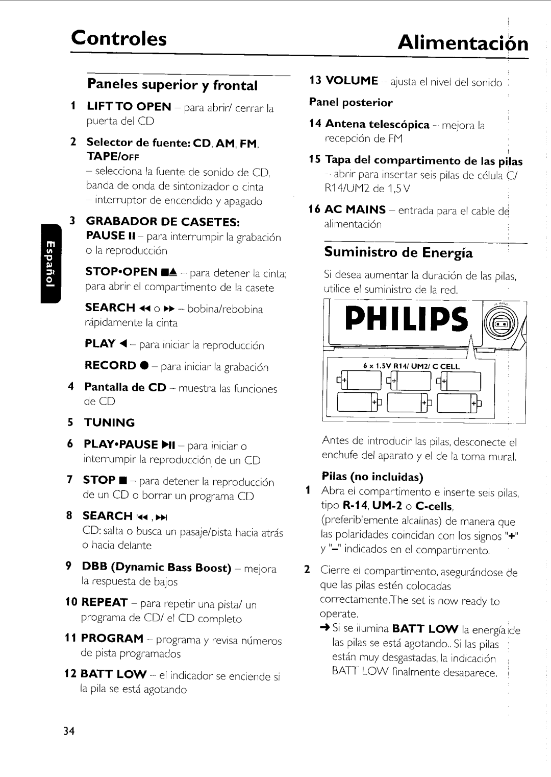 Philips AZ 1011, AZ 1013, AZ 1012 manual 