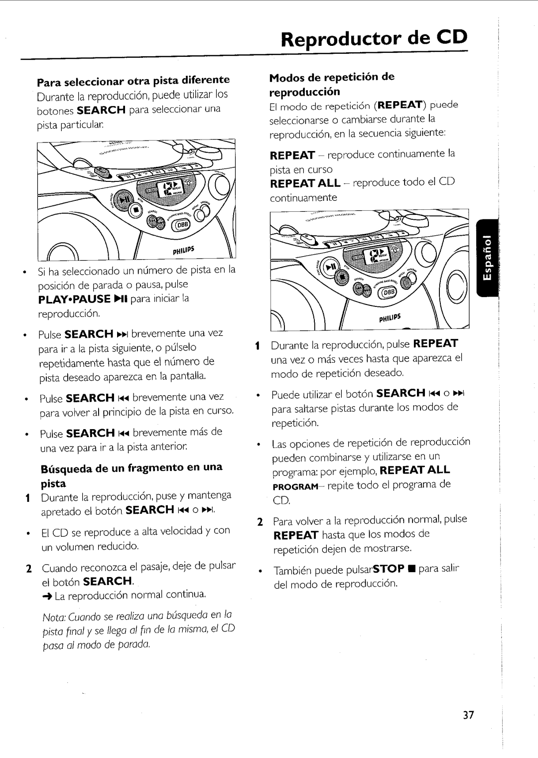 Philips AZ 1011, AZ 1013, AZ 1012 manual 