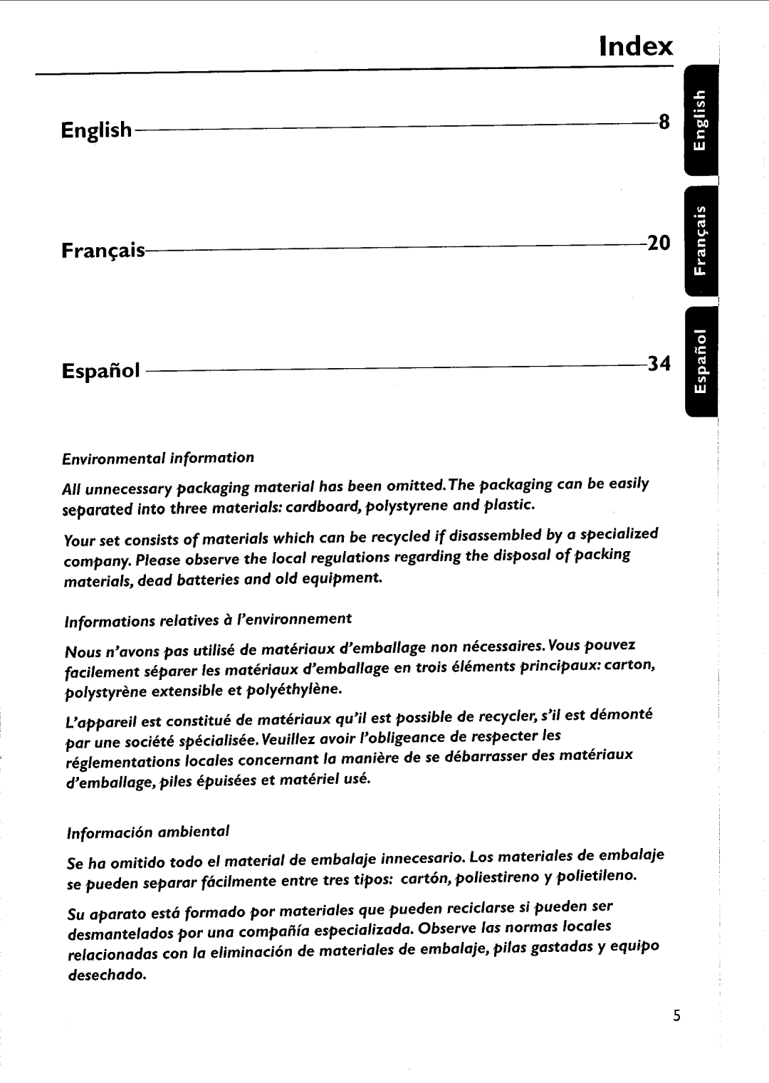 Philips AZ 1012, AZ 1013, AZ 1011 manual 