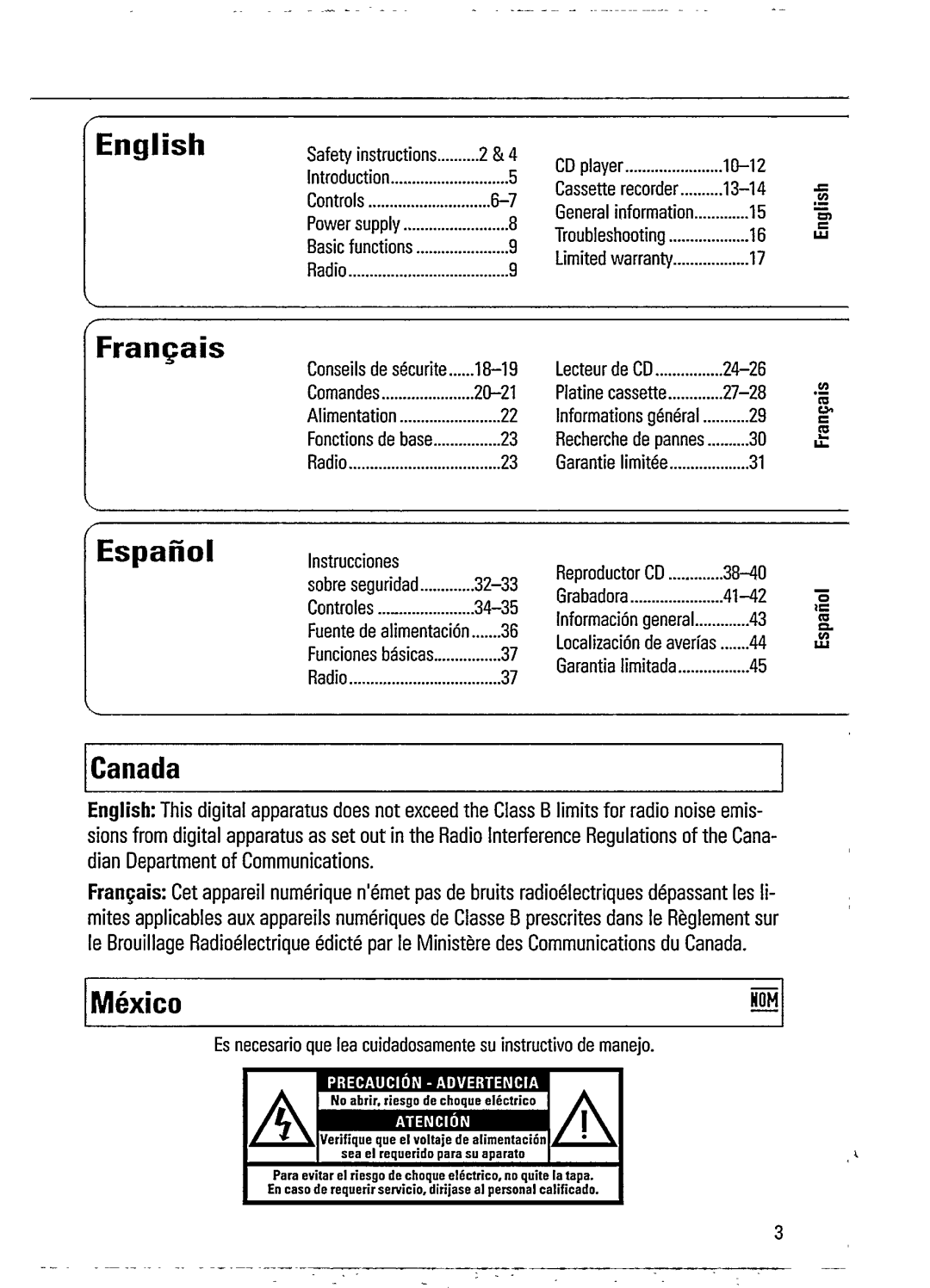 Philips AZ 1200/04 manual 