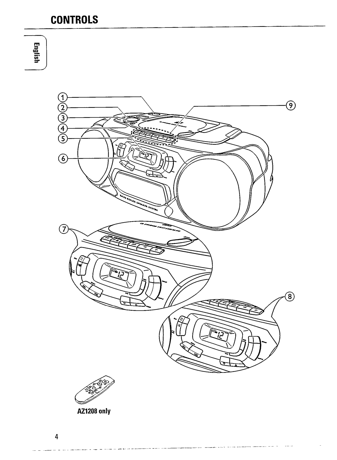 Philips AZ 1203 manual 