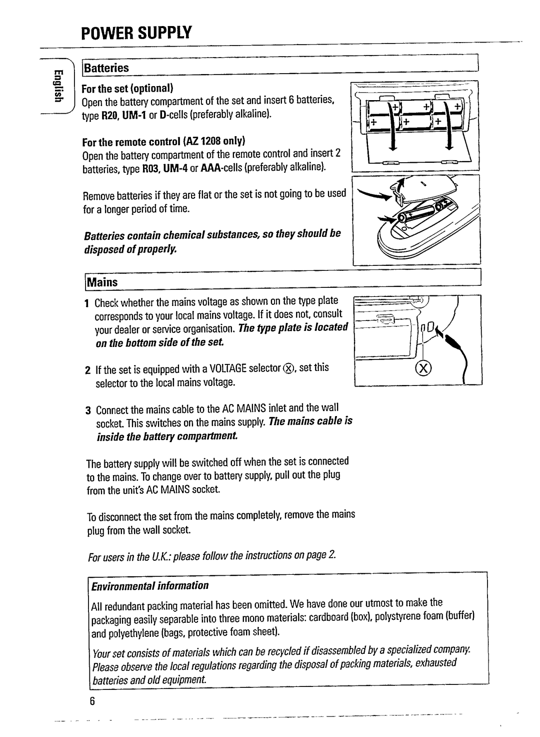 Philips AZ 1203 manual 