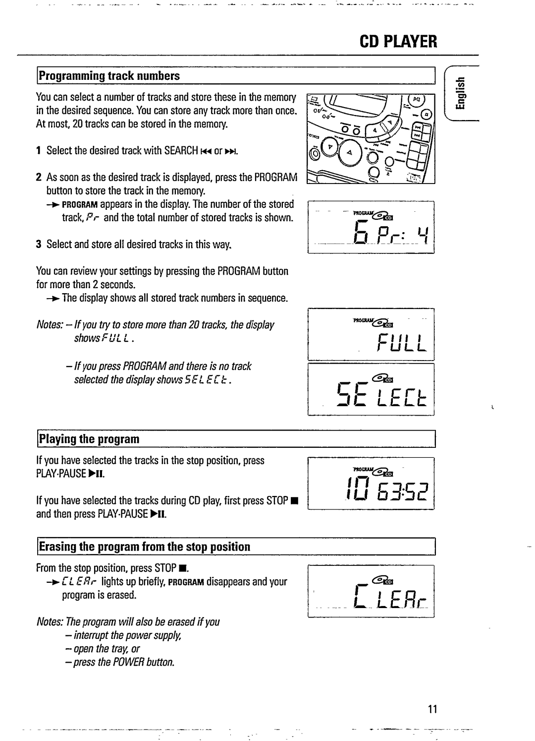 Philips AZ 1402/05 manual 