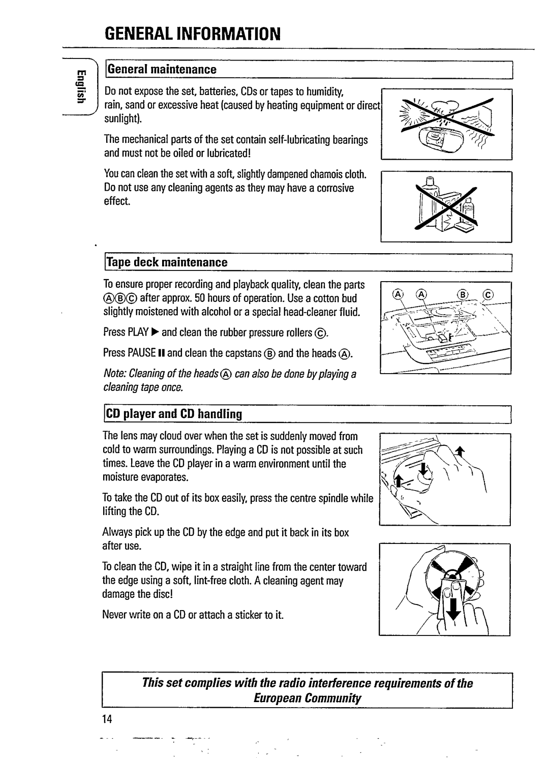 Philips AZ 1402/05 manual 