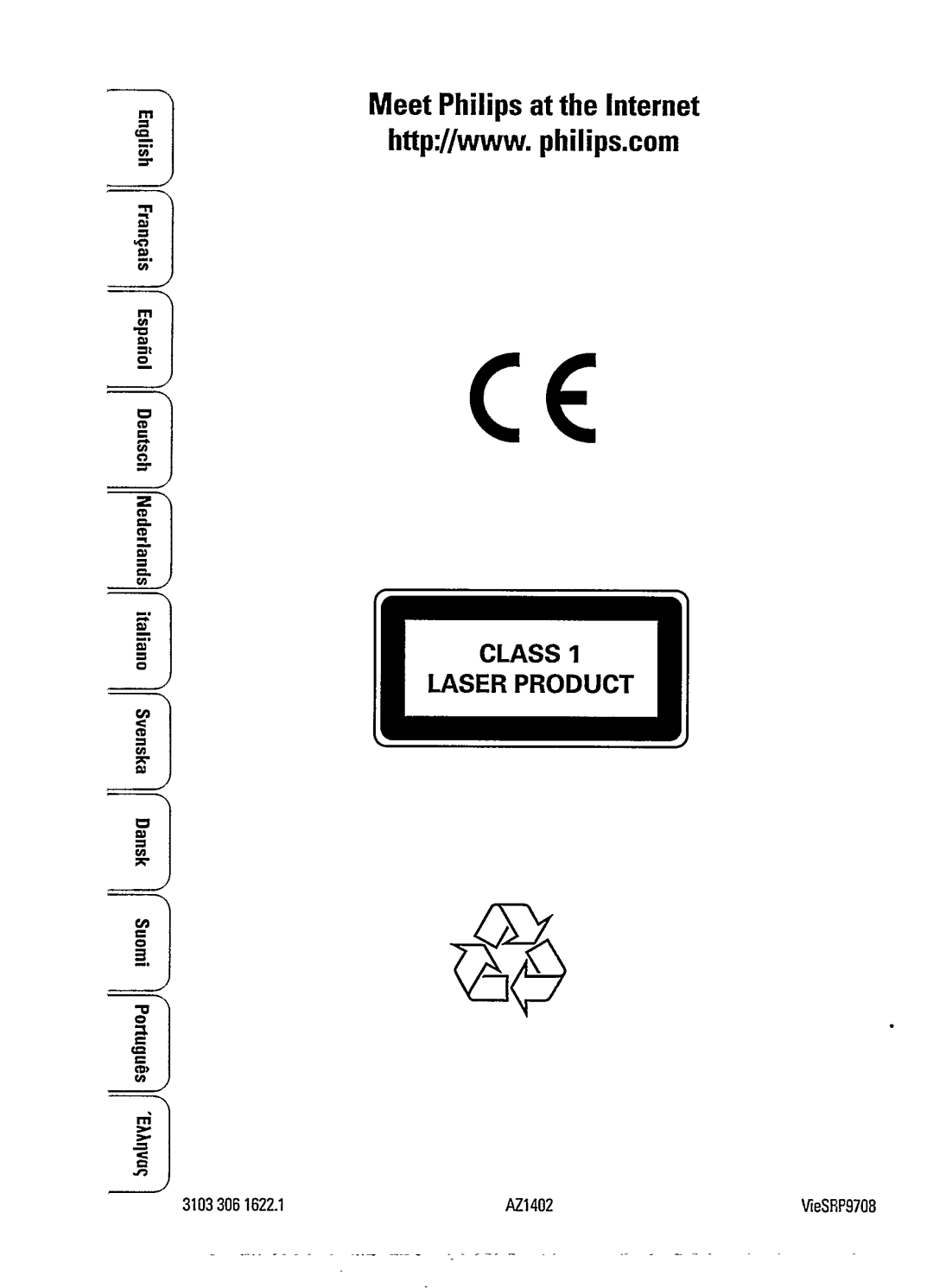 Philips AZ 1402/05 manual 