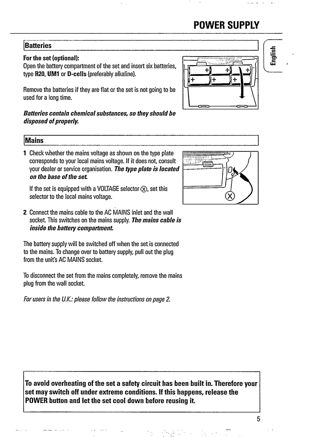 Philips AZ 1402/05 manual 